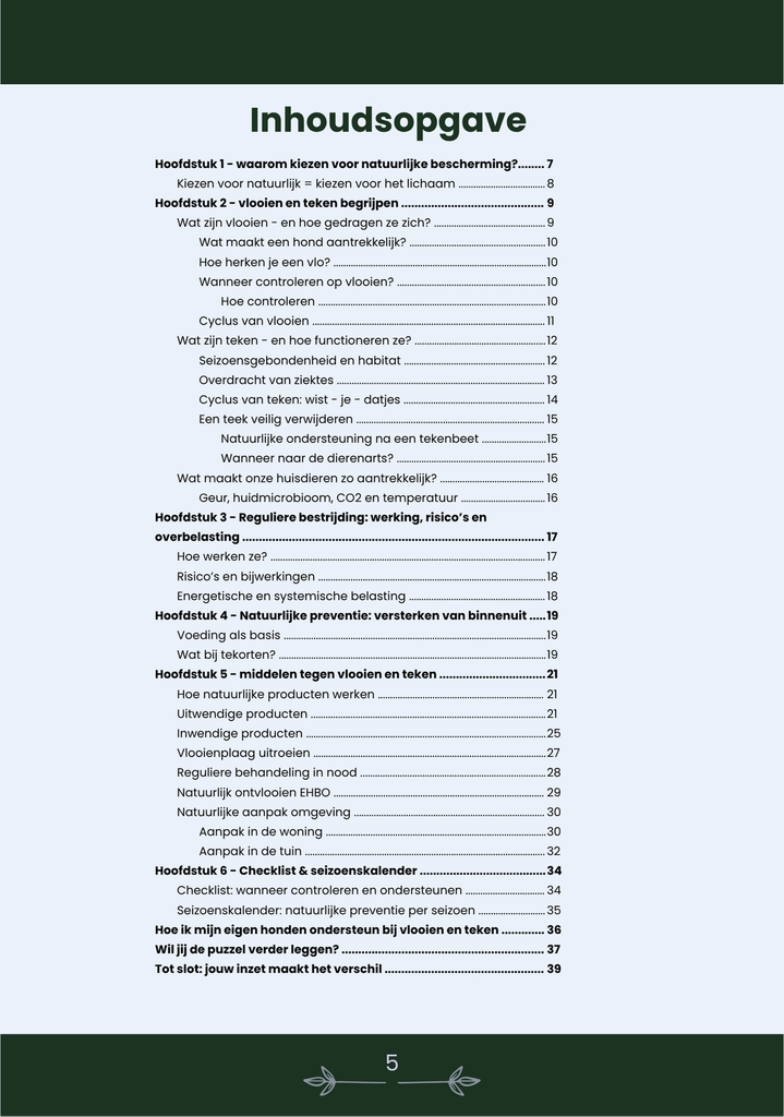Boek vlooien en teken