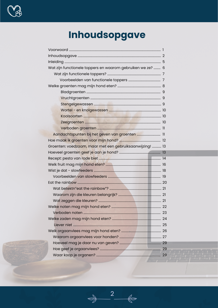 Boek functionele toppers