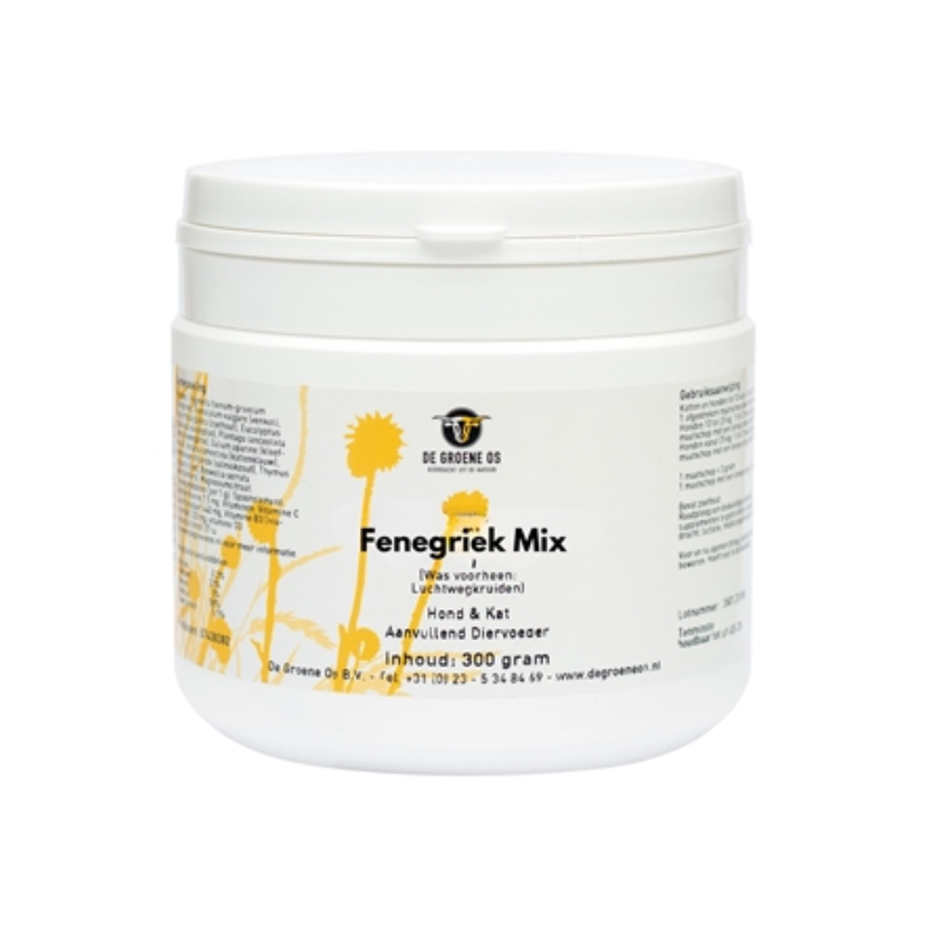 De Groene Os - Fenegriek Poeder Complex hond & kat